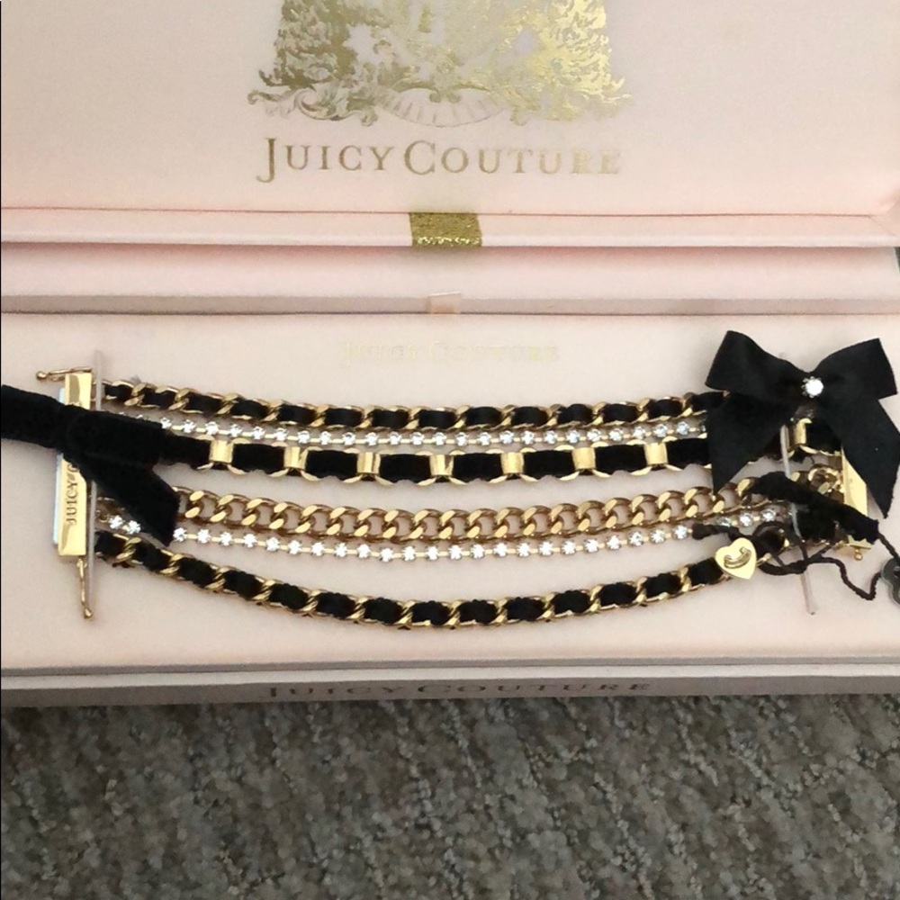 BNWT Juicy Couture Multi chain bracelet